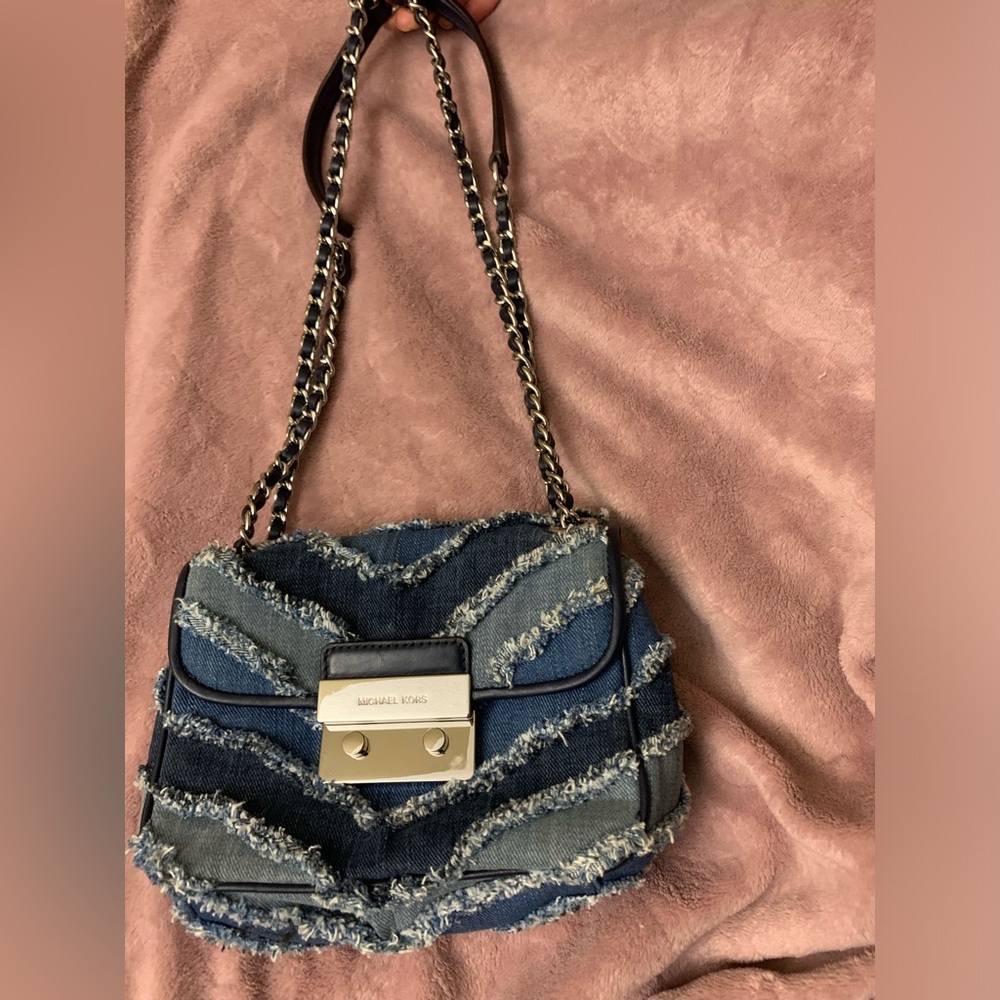 Mk crossbody denim